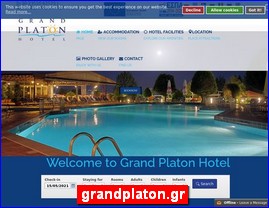 Hotels in Greece, grandplaton.gr